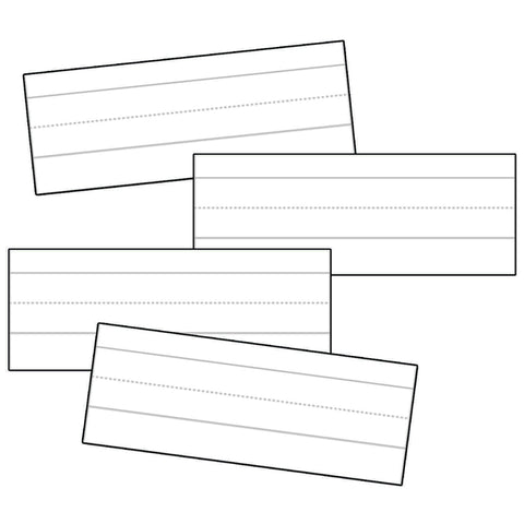 White Word-Sized Sentence Strips, 8" X 3", Pack Of 100