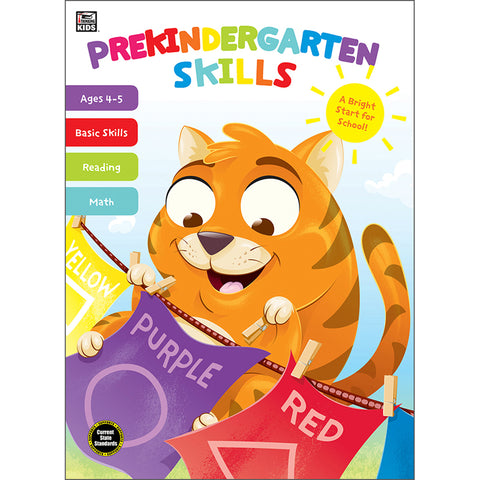 Prekindergarten Skills Workbook, Grade Pk