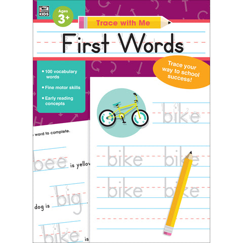 First Words Activity Book, Grade Preschool-2