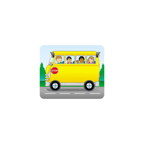School Bus Name Tags, 3 X 2.5, Pack Of 40