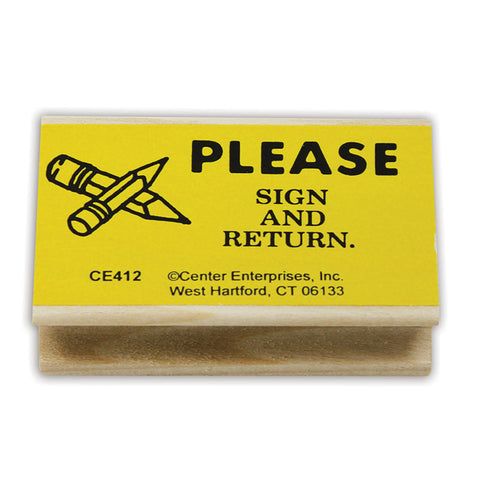 Please Sign And Return Stamp