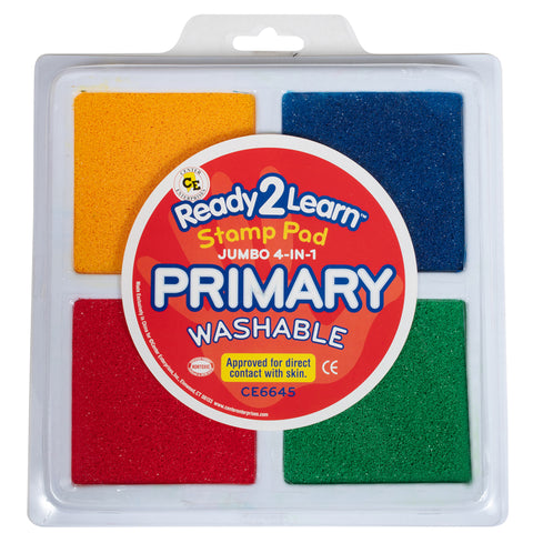 Ready2Learn„¢ Jumbo Washable Stamp Pad, 4-In-1