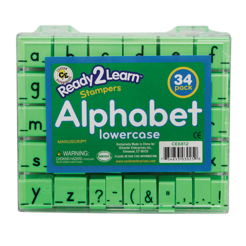 Ready2Learn„¢ Manuscript Alphabet Stamps, 1 Lowercase, 34 Stamps