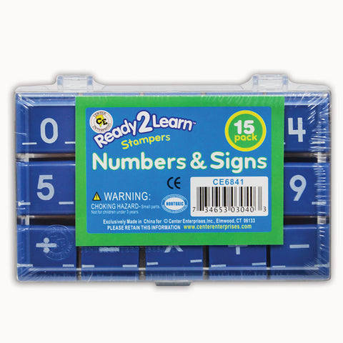 Ready2Learn„¢ 1 Numbers & Signs Stamps, 10/Set