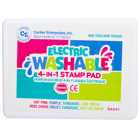 Washable 4-In-1 Stamp Pad, Electric