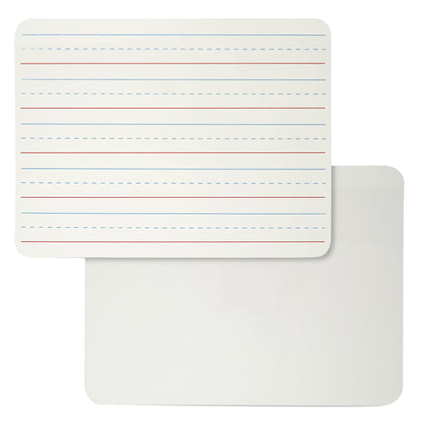 Dry Erase Board, Two Sided, Lined/Plain, 9 X 12