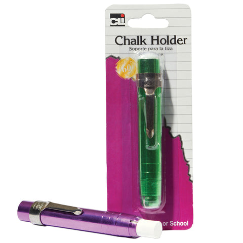 Chalk Holder, Aluminum, Assorted Colors