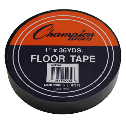 Floor Marking Tape, 1 X 36 Yd, Black
