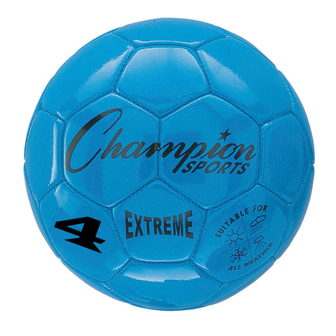 Extreme Soccer Ball, Size 4, Blue