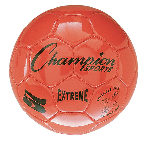 Extreme Soccer Ball, Size 5, Orange