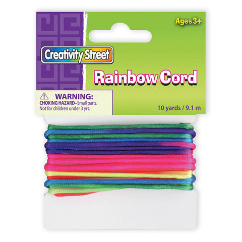 Rainbow Elastic Cord, 10 Yds.
