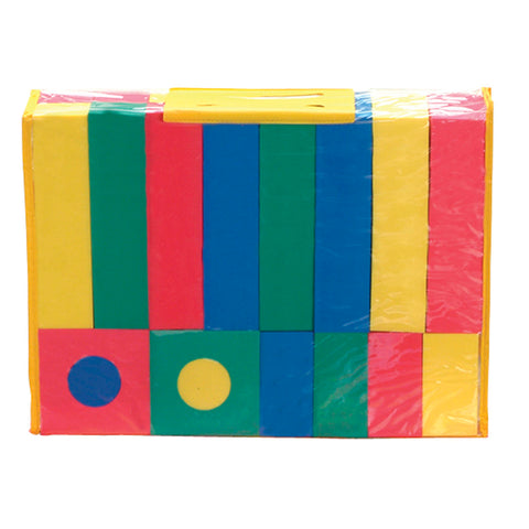 Wonderfoam Activity Blocks, Assorted Primary Colors, Assorted Sizes, 40 Pieces