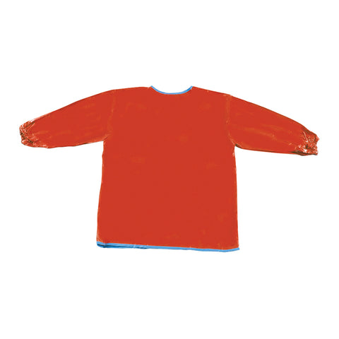 Long Sleeve Art Smock, Red, 22 X 18, 1 Count