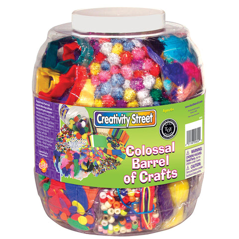 Colossal Barrel Of Crafts, Assorted Colors &amp; Sizes, 1 Kit