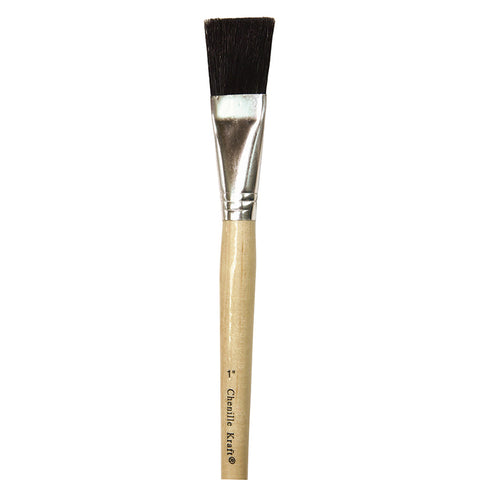 Easel Brushes, Long Handle, Long Handle, 1 Flat, 13 Long, 6 Brushes