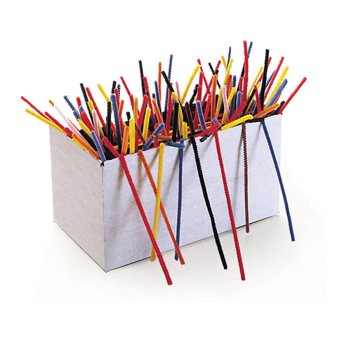 Regular Stems Classroom Pack, Assorted Colors, 12 X 4 Mm, 1000 Pieces