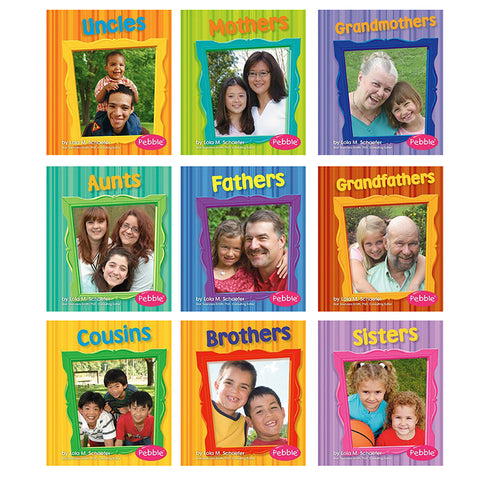 Capstone Publishing Families Book Set, Set Of 9