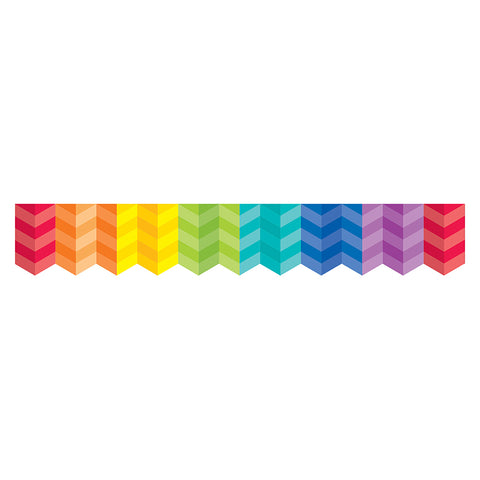 Rainbow Herringbone Borders (Paint)