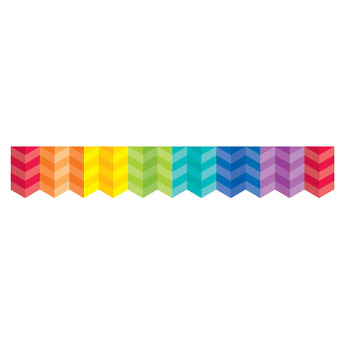 Rainbow Herringbone Borders (Paint)