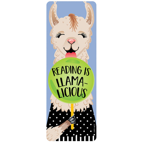 Reading Is Llama-Licious! Bookmark