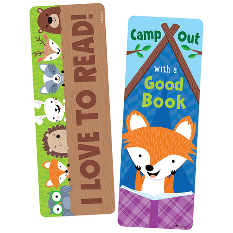 Camp Out With A Good Book Bookmark