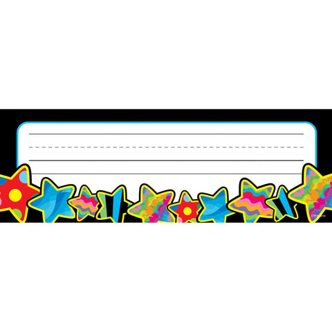 Poppin' Patterns Stars Name Plate, 36/Pack