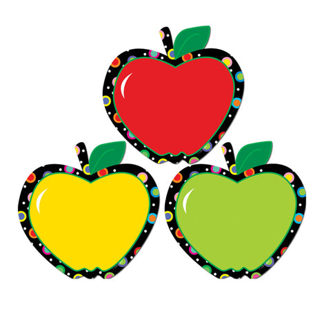 Poppin™ Patterns Apples Designer Cut-Outs Variety Pack, 3 Designs, 6 X 6, 36/Pkg