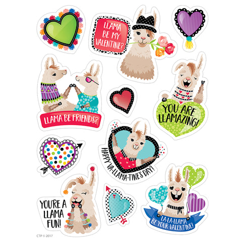 Llama Be My Valentine? Incentive Stickers