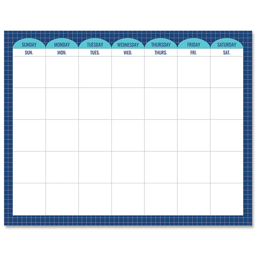 Calm &amp; Cool Calendar Chart, 28.5 X 22.25