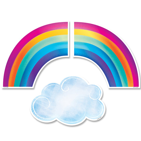 Rainbows And Clouds 6 Designer Cut-Outs, 36/Pack