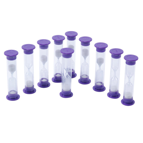3 Minute Sand Timers, Set Of 10