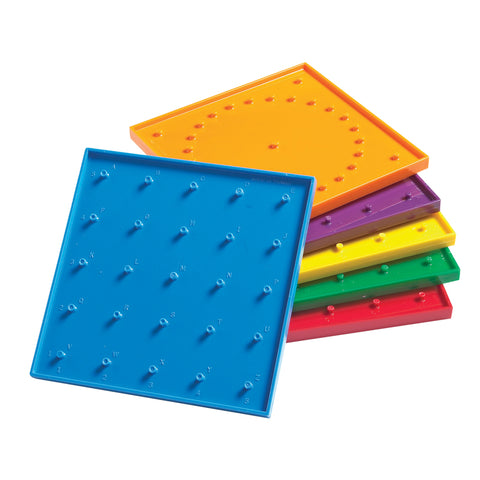 6 Double-Sided Geoboards