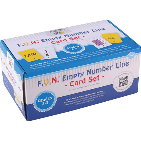 F.U.N. Empty Number Line, Cards Only, Grades 2-3