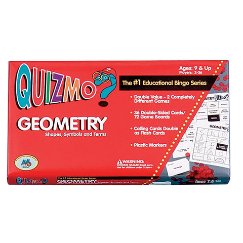 Quizmo Game: Geometry - Shapes, Symbols And Terms, Grades 4-8