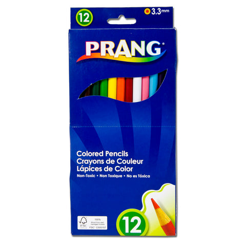 Prang Colored Pencils, 12 Color Set