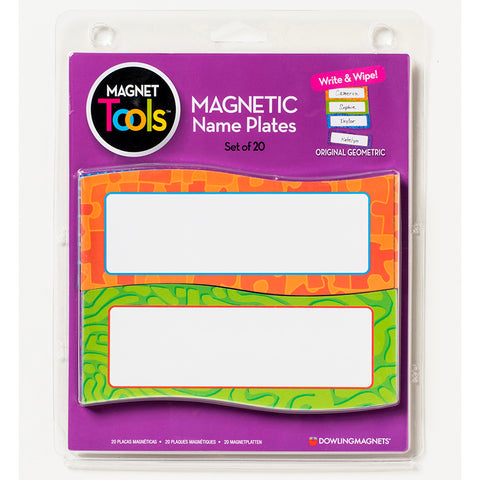 Magnetic Name Plates (20 Pcs)