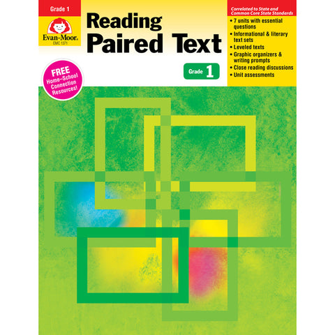 Reading Paired Text: Lessons For Common Core Mastery, Grade 1