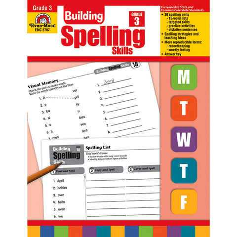 Building Spelling Skills, Teacher'S Edition, Grade 3