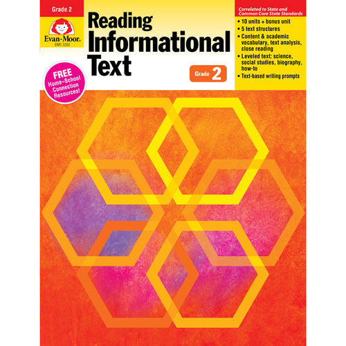 Reading Informational Text: Lessons For Common Core Mastery, Grade 2