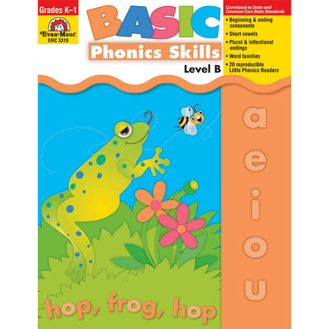 Basic Phonics Skills, Grades K-1 (Level B) - Teacher Reproducibles, Print