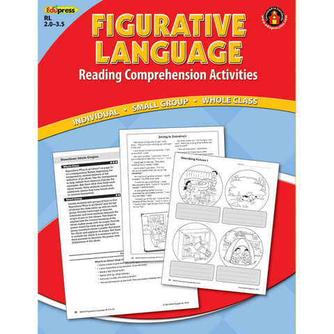 Figurative Language Reading Comprehension Activities, Red Level