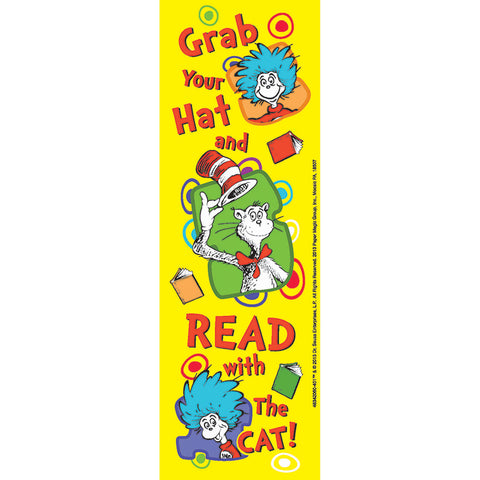 Dr. Seuss Grab Your Hat Bookmarks
