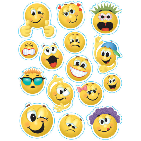 Emoticons Window Clings, 12 X 17