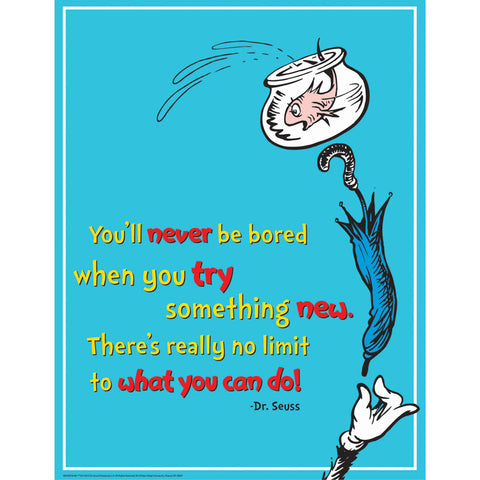 Dr. Seuss Try Something New 17 X 22 Poster
