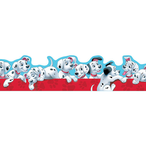 101 Dalmatians Puppies Extra Wide Die Cut Deco Trim
