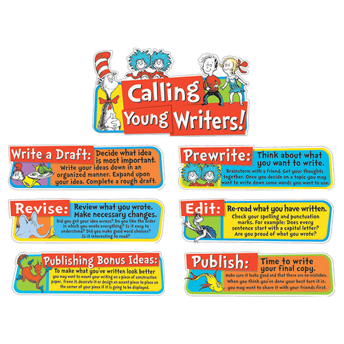 Dr. Seuss Writing Tips Mini Bulletin Board Set