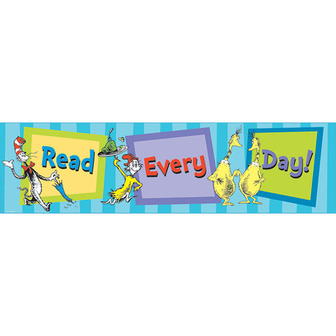 Cat In The Hat&bdquo;&cent; Read Every Day Classroom Banner