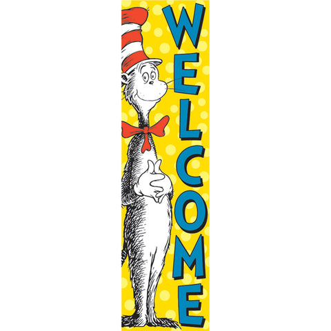 Cat In The Hat&bdquo;&cent; Welcome Vertical Banner
