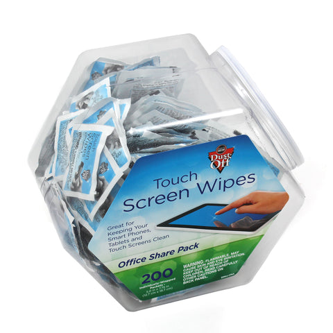 Anti-Static Monitor Wipes, 200 Pieces