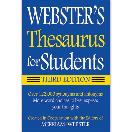 Webster'S Thesaurus For Students